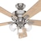 Hunter Hunter Crestfield 52 in. Brushed Nickel LED Indoor Ceiling Fan 54206 - alternate 3